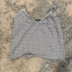 Brandy Melville Never Worn, Black and White Checkered Top